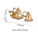 GobekUsa Golden Glass Mirror Cabinet Light for Bedroom and Bathroom