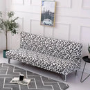 GobekUsa Armless Futon Sofa Cover Slipcover Elastic No Armrest