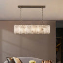 GobekUsa Dimmable LED Marble Art Chandelier Ceiling Light for Dinning Room