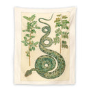 GobekUsa Celestial Snake Tapestry Wall Hanging - Hippie Botanical Dorm Decor