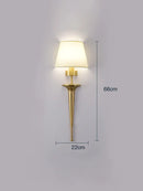 GobekUsa Copper Wall Lamp: Bedroom Living Room LED Light Classic Home Decor