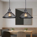 GobekUsa Black Industrial Cage Pendant Light for Kitchen Island Dining Room