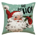 GobekUsa Christmas Pillowcase: Santa Claus Snowman Print for Living Room Sofa Decor