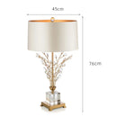 GobekUsa Crystal Branch Table Lamp: Modern Luxe Decor for Bedroom, Living Room & Home Reading