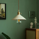 GobekUsa Beige Ceramic LED Pendant Lamp for Home and Commercial Spaces