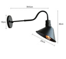 GobekUsa Industrial Outdoor Wall Lamp for Porch Garden Light Stair Bedroom Lighting