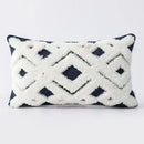 GobekUsa Geometric Tufted Tassel Pillow Cover - Handcrafted Boho Chic Cushion Cover