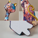GobekUsa Cat Lovers Resin Figurines | Graffiti Couple Ornaments for Home Decor