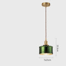 GobekUsa Green Glass LED Pendant Lights for Indoor Lighting in Home, Living Room, Bar & Coffee