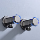 GobekUsa Brushed Gold Corner Valve Water Control for Bathroom Taps