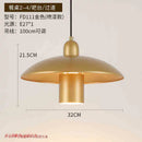 GobekUsa Gold Nordic Chandelier for Kitchen Bedroom Living Room Study Loft Aisle