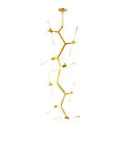 GobekUsa Gold Branch LED Chandelier for Duplex Villa Staircase - Modern Indoor Lighting