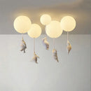 GobekUsa Little Bear Cartoon Pendant Lamp for Kids Room Bedroom Living Room