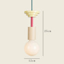 GobekUsa LED Wooden Pendant Light: Nordic Design, Kawaii Bedroom Decor Fixture