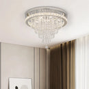 GobekUsa Crystal Ceiling Lamp Smart LED Chandelier Remote Control Hanging Decor