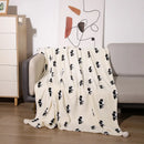 GobekUsa Cartoon Panda Flannel Double Sided Woolen Blanket for Home Office Sofa - Super Soft & Cozy