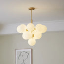 GobekUsa Glass Ball Pendant Chandelier for Kitchen Living Room Bedroom