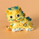 GobekUsa Chinese Mythology Lion Figurines for Luck, Wealth, and Protection