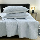 GobekUsa Latex Cooling Mat Set: Washable, Soft, Breathable Bed Sheet - 3 Pieces
