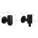 GobekUsa Brass Black Wall Mount Garden Faucet for Extended Outdoor Use