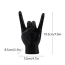 GobekUsa Gold Rock Hand Gesture Sculpture Figurine for Chic Home Decor