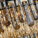 GobekUsa Gold Crystal Chandelier for Living Room Luxury Lighting Fixture