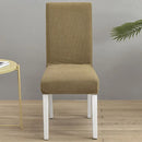 GobekUsa Blue Quilted Chair Cover Slipcover Stretch Elastic Chair Protector for Banquet
