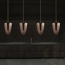 GobekUsa LED Aluminum Ceiling Chandelier Lighting Hanging Lamps for Foyer