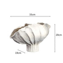 GobekUsa Ceramic Wavy Flower Vase - Home Decoration and Storage Organization