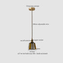 GobekUsa Green Glass LED Pendant Lights - Nordic Minimalist Style for Bedroom, Living Room