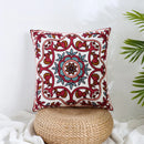 GobekUsa Boho Farmhouse Floral Square Pillow Cover Set of 2