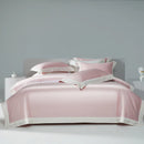 GobekUsa Lace Patchwork Bedding Set: 1200TC Egyptian Cotton Duvet Cover, Sheet, Pillowcases