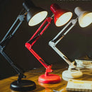 GobekUsa Adjustable Swing Arm LED Desk Lamp with Switch for Office Reading and Bedside