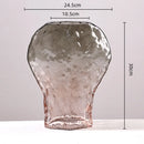 GobekUsa Golden Geometric Glass Vase Hydroponics Terrarium Home Decoration Accessories