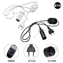 GobekUsa Decorative Lamp Cord with Dimmer Switch and E14 E27 Socket
