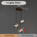 GobekUsa Industrial Glass Pendant Light for Dining Table, Kitchen, Bar, Office - E27