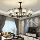 GobekUsa Crystal Chandelier Villa Living Room Lighting