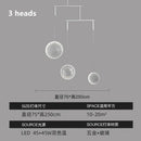 GobekUsa LED Glass Pendant Light: Stylish Round Fixture for Hall, Living Room, Restaurant