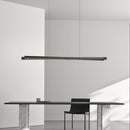 GobekUsa Bar Shape Glass & Aluminum Chandelier: High-end Nordic Pendant Light for Luxury Ambiance