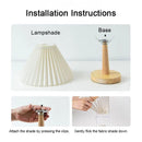 GobekUsa LED Retro Table Lamp USB Plug Desk Night Light for Interior Lighting