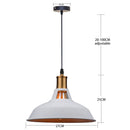 GobekUsa Industrial Farmhouse Black Pendant Light for Kitchen - E27 Based