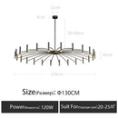 GobekUsa LED Chandelier: Modern Nordic Design for Living Room, Bedroom, Office, Study - Home Décor Lighting