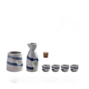 GobekUsa Ceramic Wine Sake Set with Heater and Dispenser