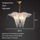GobekUsa Crystal Butterfly Chandeliers: Elegant Modern LED Pendant Lights for Luxe Living Room
