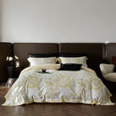 GobekUsa Luxe 100s Egyptian Cotton Bedding Set: Sheet, Blanket, Cover, Pillowcase