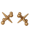 GobekUsa Golden Geometric Resin Handicrafts Molecular Model Abstract Home Decoration