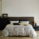 GobekUsa 100s Egyptian Cotton Printed Bedding Set with Sheet, Duvet Cover, and Pillowcase