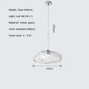 GobekUsa Glass LED Chandelier Lighting for Modern Stairs, Dining Room, and Home Bar
