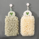 GobekUsa Embroidered Microfiber Hand Towel: Soft, Quick Dry, Portable for Kitchen, Bathroom, Travel