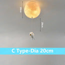 GobekUsa Astronaut Globe Ceiling Light for Kids Room - 18cm/20cm/25cm